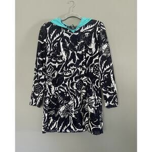 Title Nine Women's Navy White Swim Coverup - Small